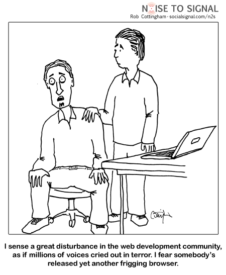 Chrome Web Development Disturbance